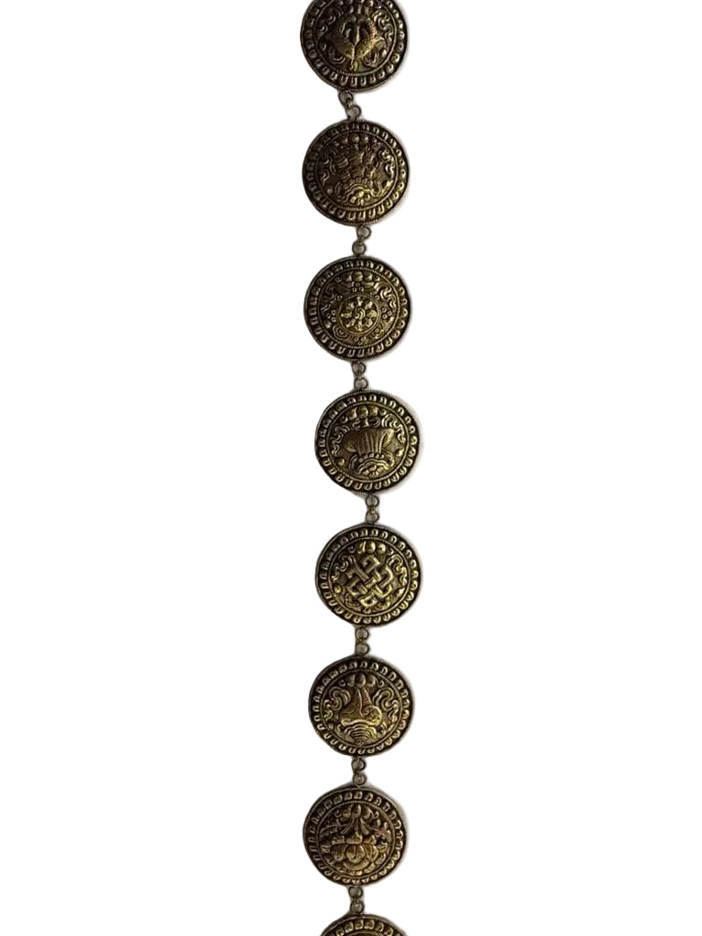 Handmade Ashtamangal Brass Wall Hanging